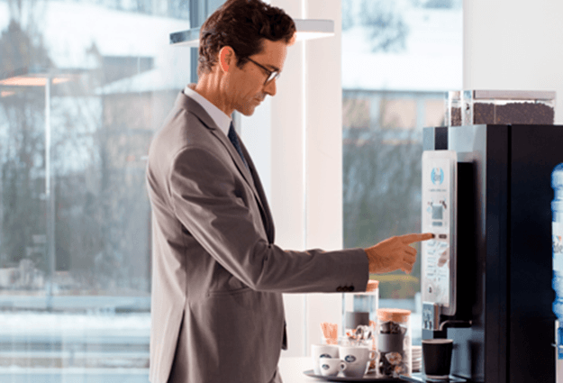 Kaffemaskin med hela bönor till kontor Kaffemaskin med hela bönor till kontor